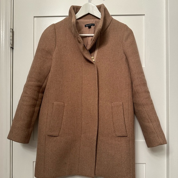 J. Crew Factory Cocoon Coat - Tan - Picture 1 of 4